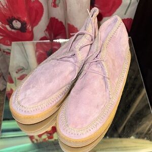 Lavender Suede Chukka Boots for women’s